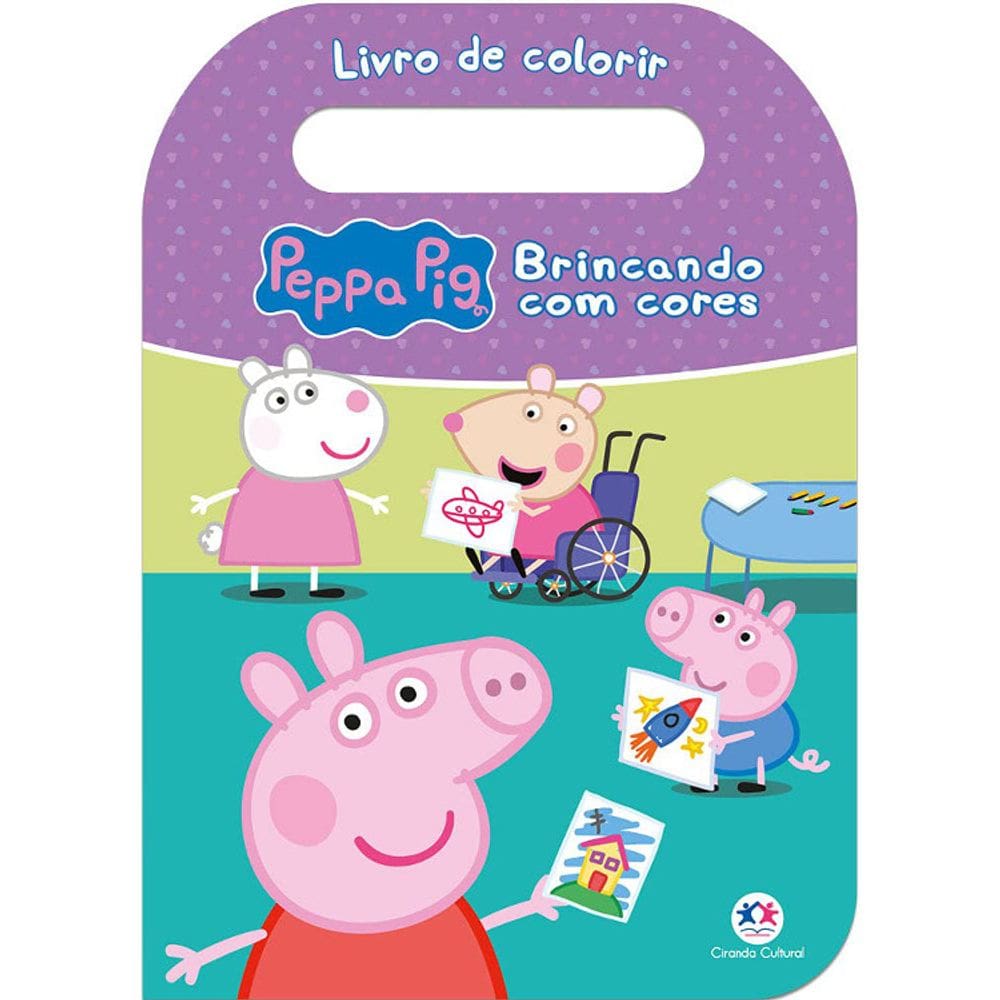 Livro De Colorir - Peppa Pig: Brincando Com Cores