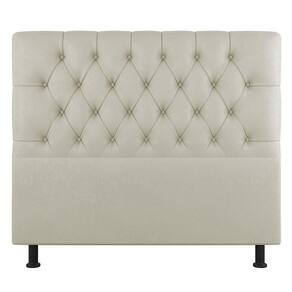 Cabeceira Cama Box Casal Nice 140cm Sintético Bege - Abmaza