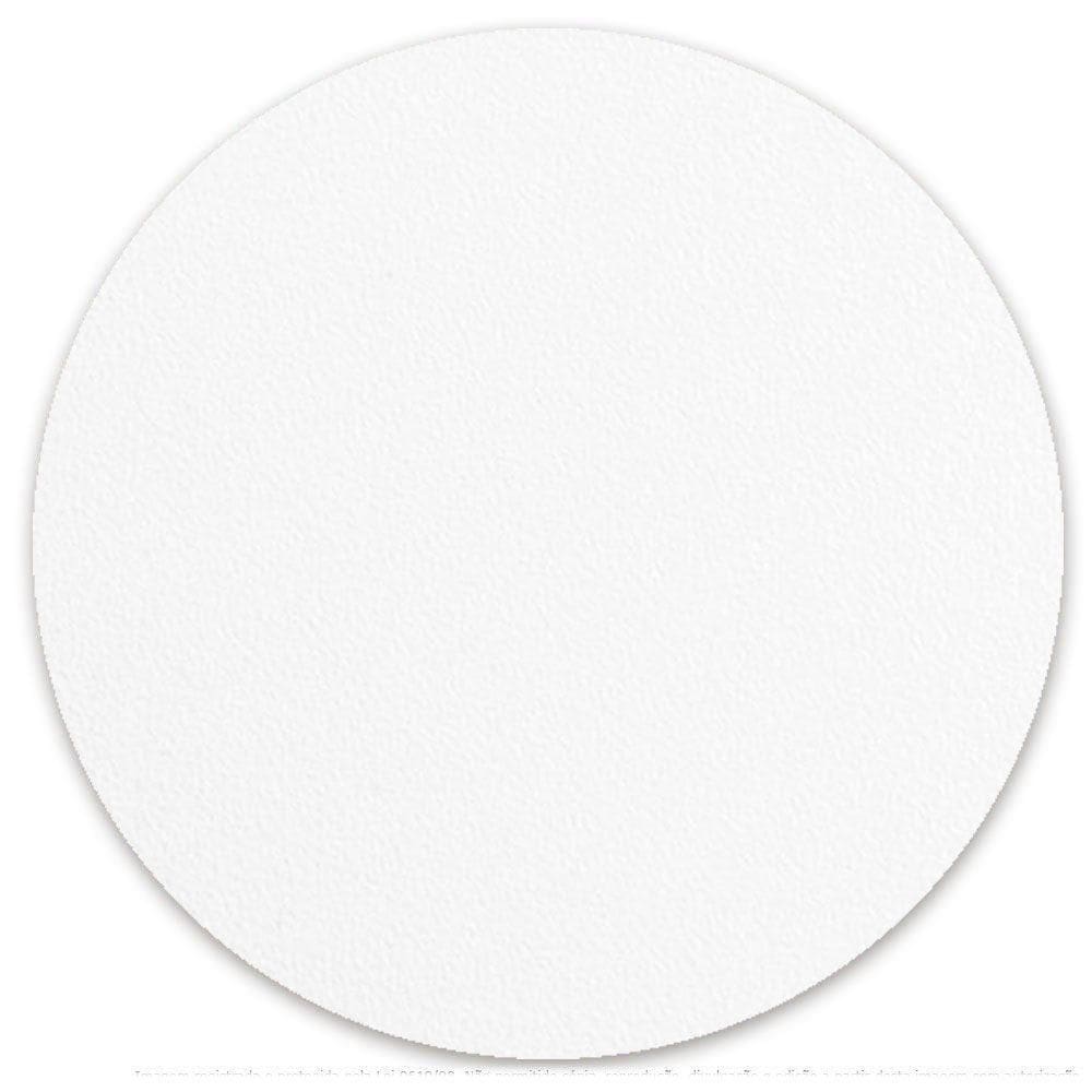Tampo Redondo 50cm Para Mesa Mdf 15mm Branco