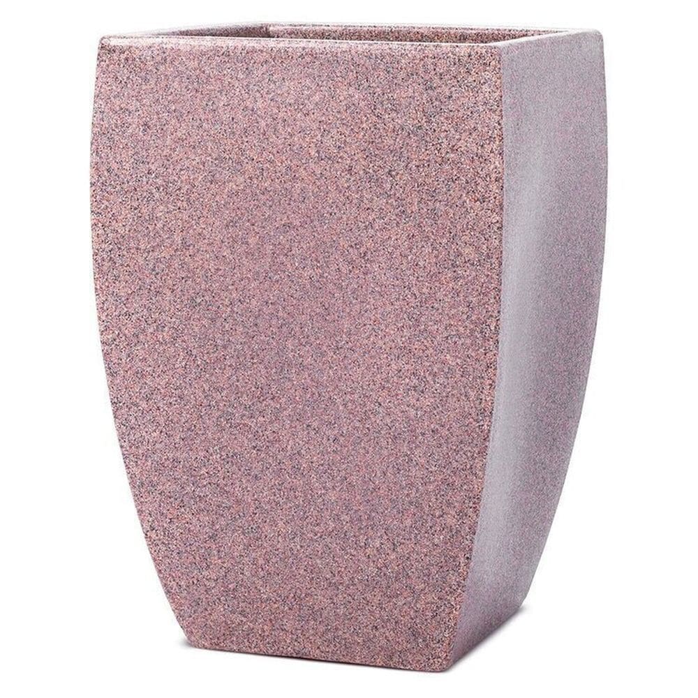 Conjunto de 20 Vasos Decorativo para Plantas Quadrado Apolo 28 Cinza