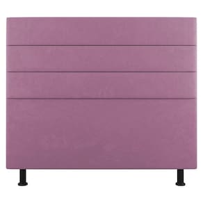 Cabeceira Cama Box Casal Queen Size Malik 160cm Suede Rosa - Abmaza