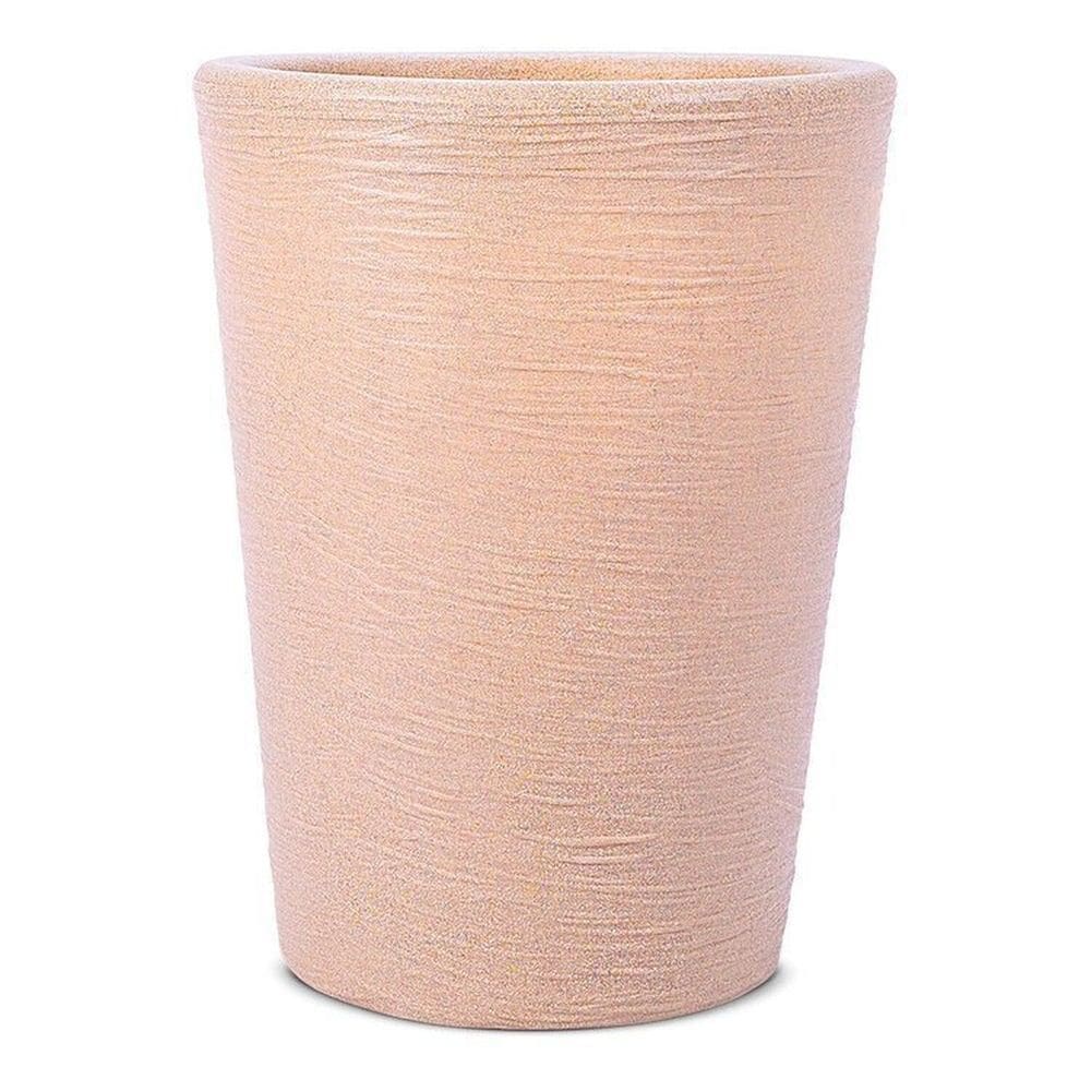 Conjunto de 10 Vasos Decorativo para Plantas Conico Capri 38 Bege
