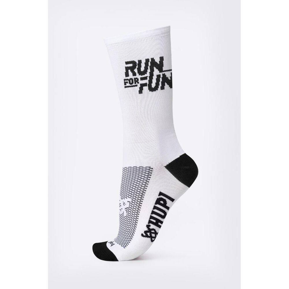 Meia Hupi Run For Fun Branco