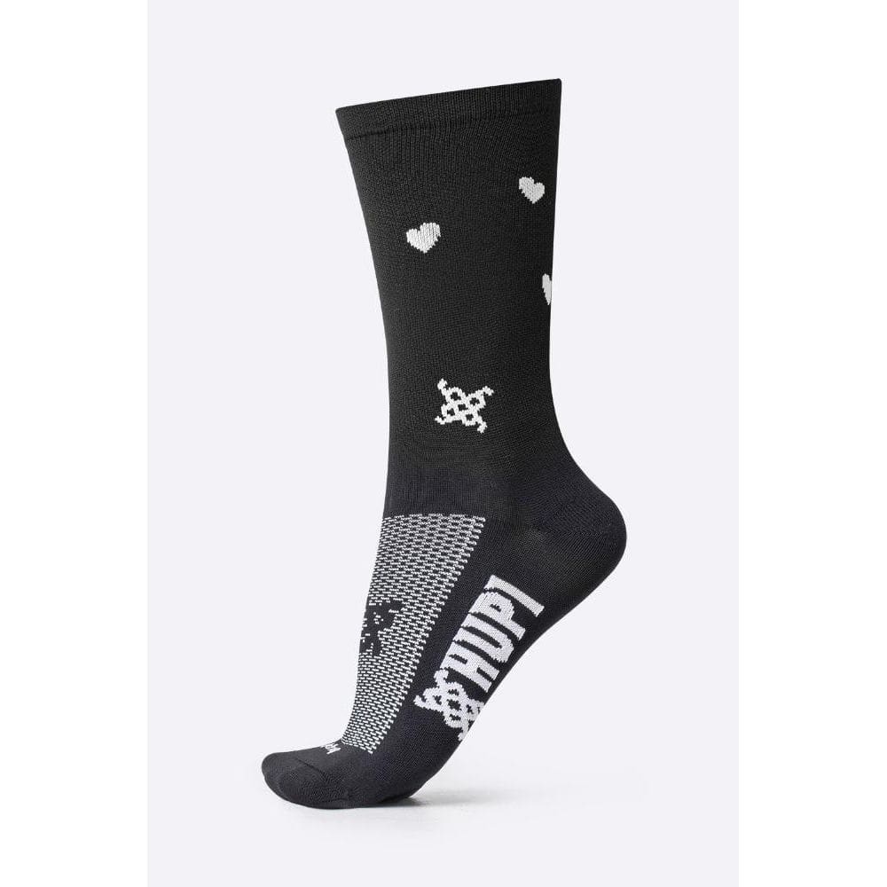 Meia HUPI Small Heart Preto