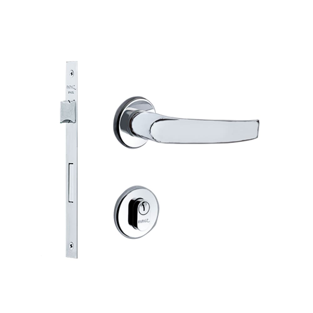 Fechadura Papaiz Externa MZ 950 Cromado