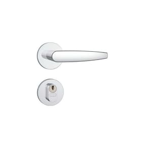 Fechadura Externa 803/33 Cromada Roseta Redonda Stam