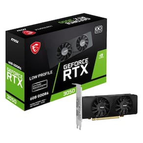GeForce RTX 3050 6GB GDDR6 96bits - Low Profile - MSI LP OC - 912-V812-023