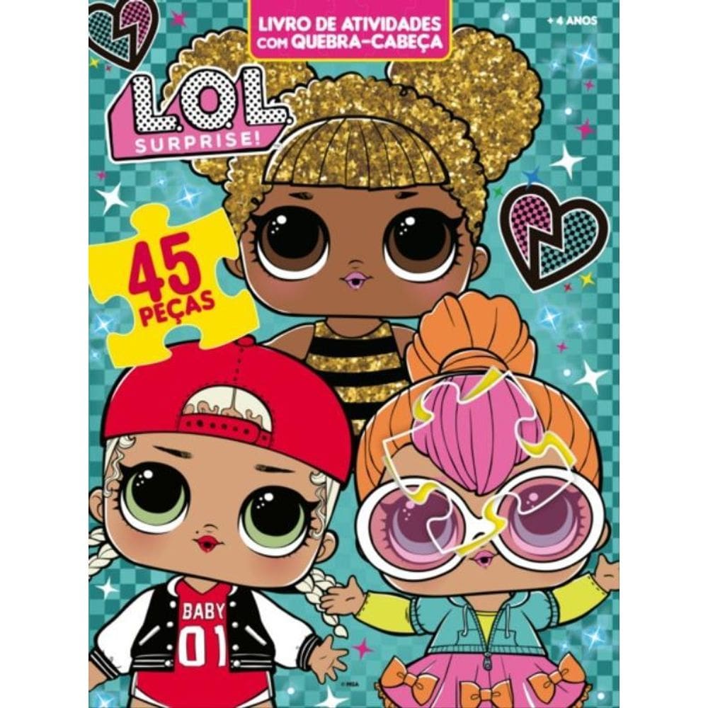L.O.L Surprise! Livro De Atividades Com Quebra-Cabeça