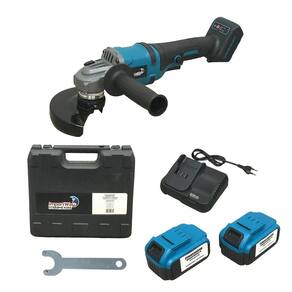 Esmerilhadeira Lixadeira Angular 2 Baterias 21V Portátil com Maleta Importway Iweab212b