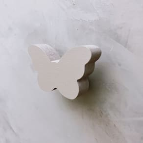 1 Gancho de parede infantil decoração baby borboleta 1Bobb15