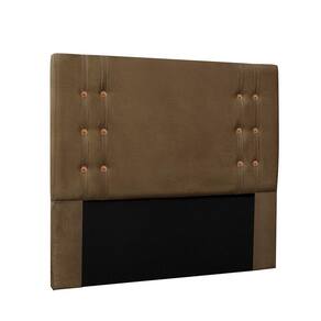 Cabeceira Cama Box Solteiro 90cm E Recamier Gênova Suede S04 - D`rossi Cor Caramelo