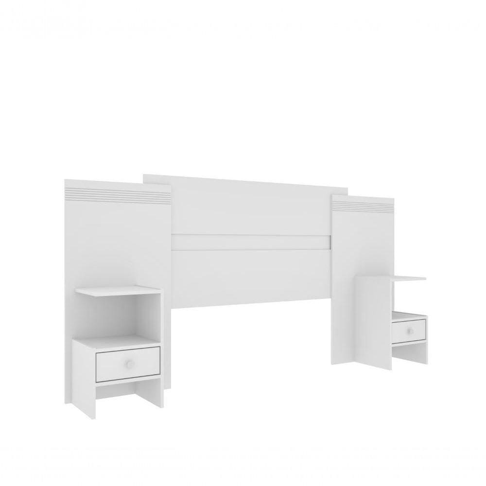 Cabeceira Box Casal Extensível Arizona Tcil Neve