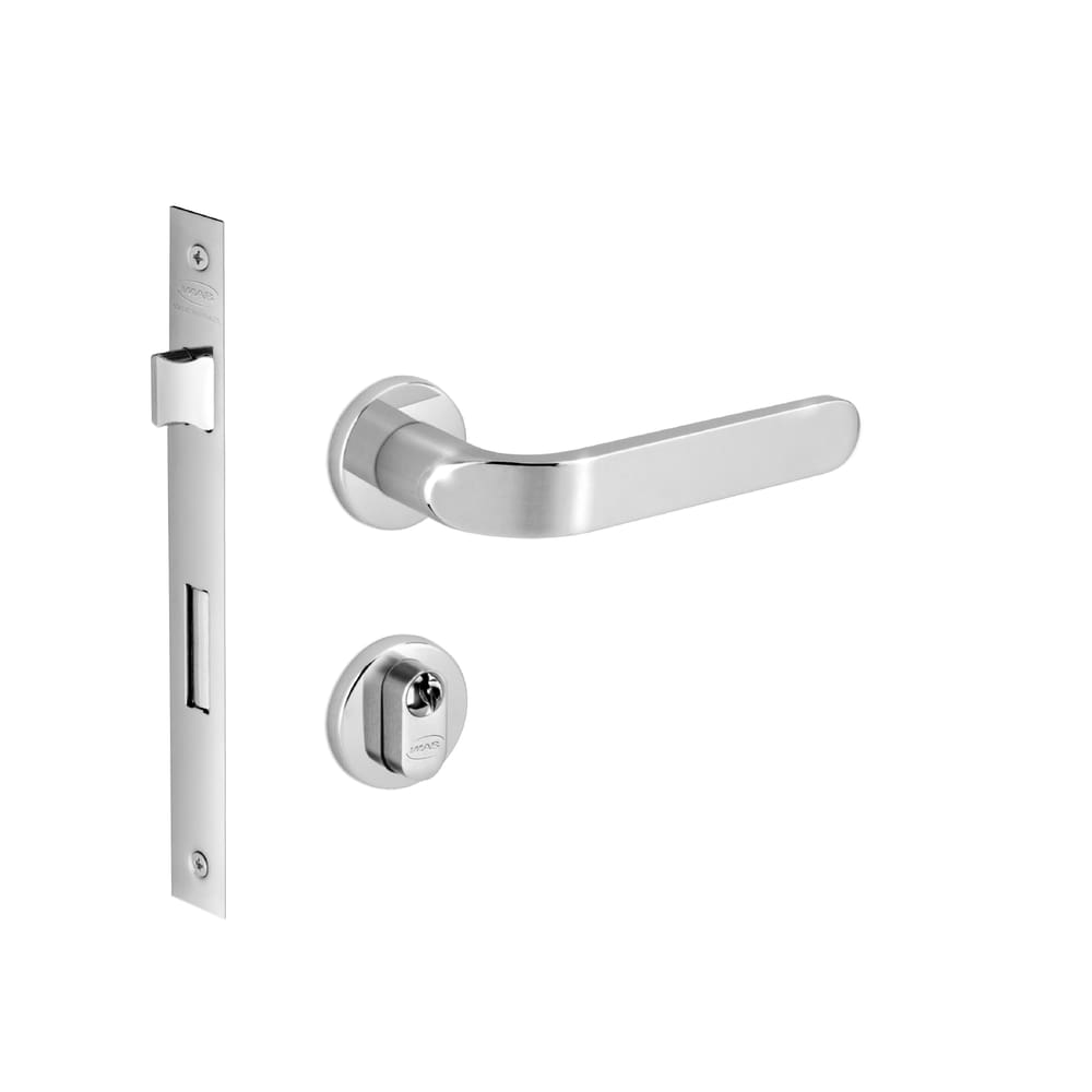 Fechadura Externa Luna Cromada Imab Cromada