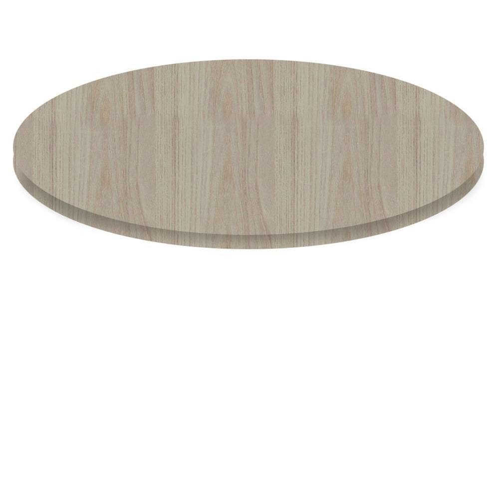 Tampo Redondo 60 Cm (largura) P25 Pandin Mdp 2,50 Cm (altura) Cor Nogueira Casablanca