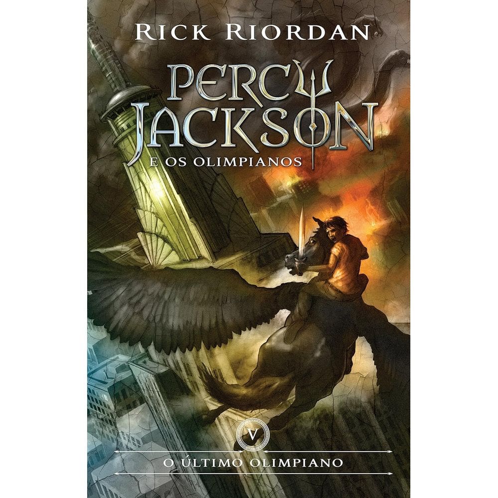 PERCY JACKSON &amp; OS OLIMPIANOS - VOL 05 - O ULTIMO OLIMPIANO - CAPA NOVA