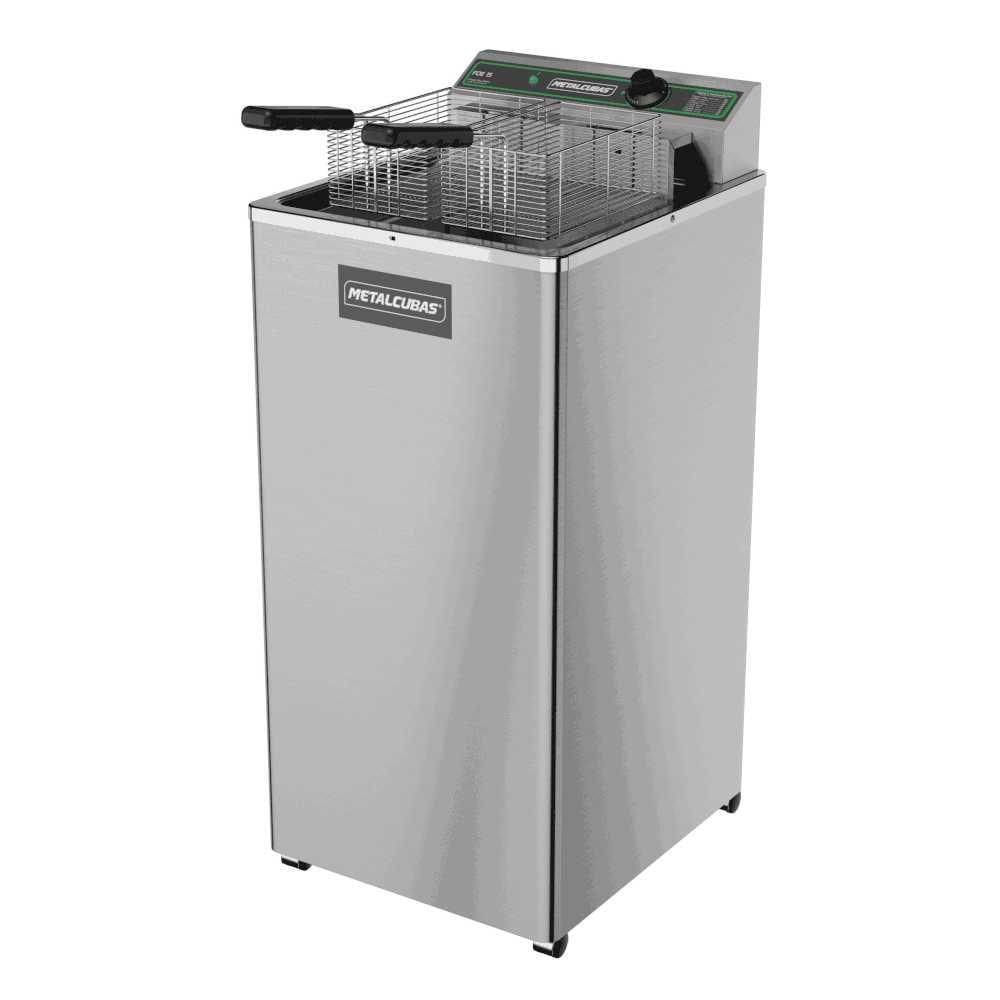 Fritador Elétrico com Pedestal 15 Litros Óleo 5500W FOE 15 P 220V - Metalcubas
