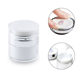 Pote Recipiente Cosmético Creme Frasco a Vácuo Pump 15ml