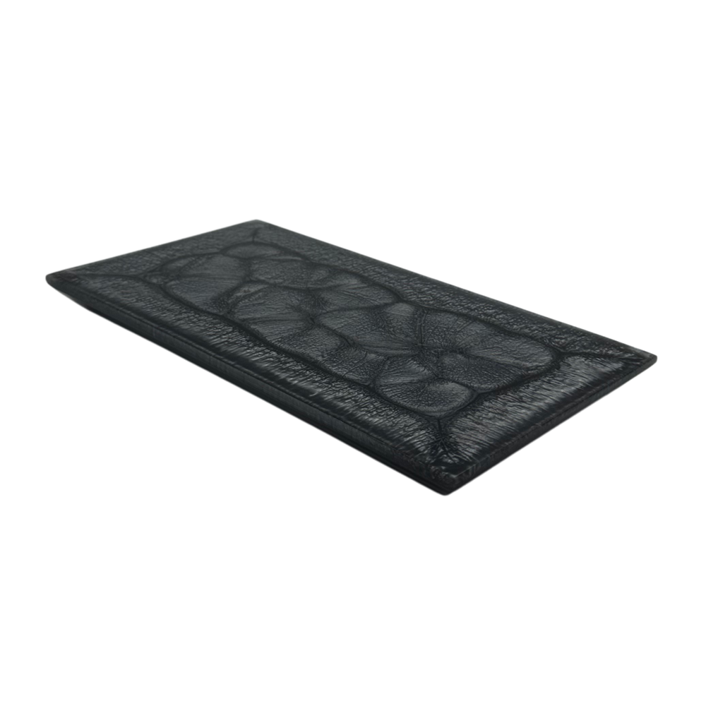 Bandeja Slim 12X28cm Em Resina Grafite Fosco