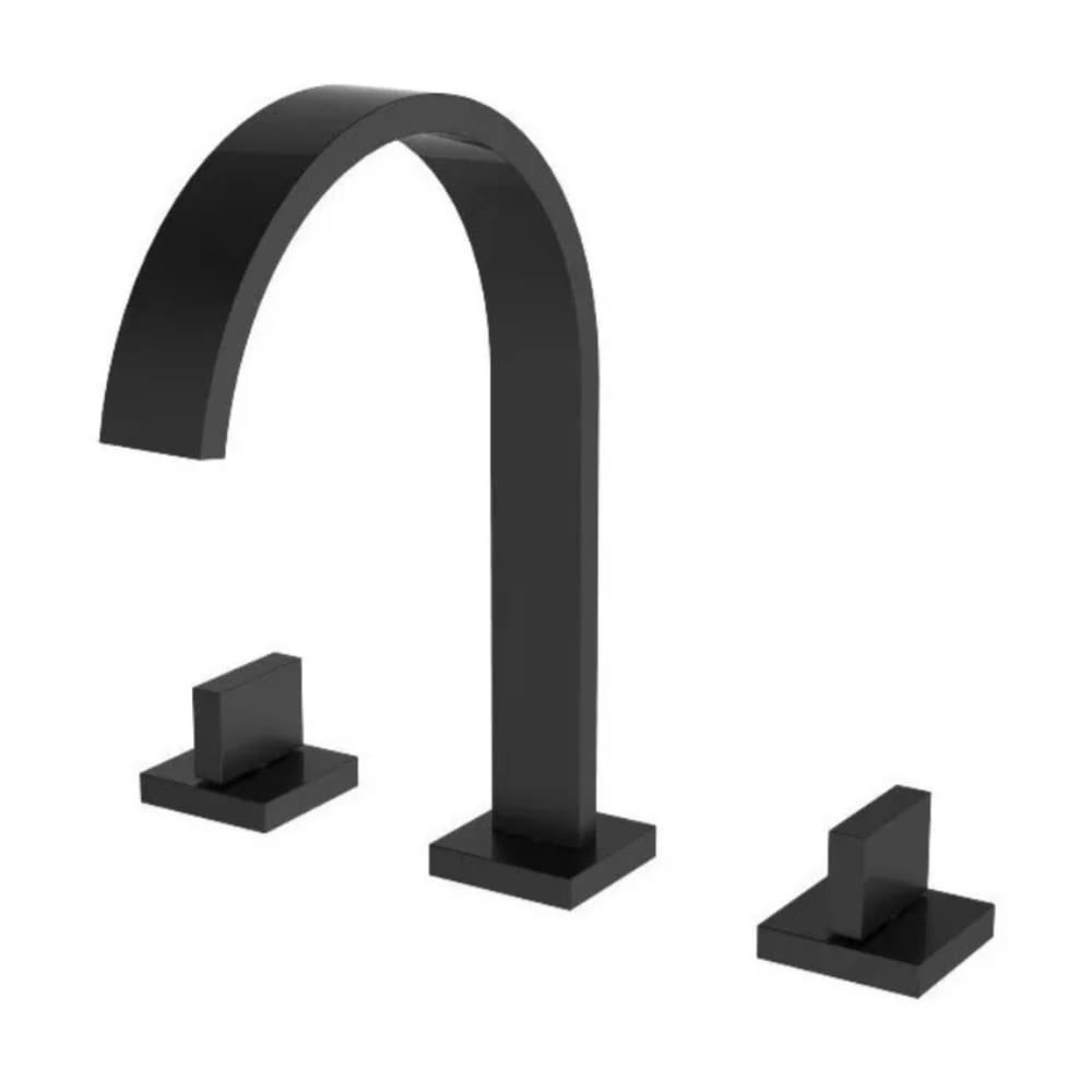 Torneira Misturador Duplo Comando P/ Banheiro Lavabo Preto