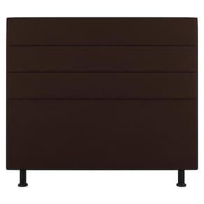 Cabeceira Cama Box Casal Queen Size Malik 160cm Suede Marrom - Abmaza