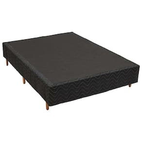 Cama Box Base Casal Universal Bordado Black (138x188x25) - Polar