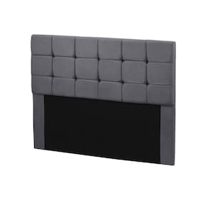 Cabeceira Cama Box Queen 1,60 Estofada Julia Sued Chumbo Speciale Home Chumbo