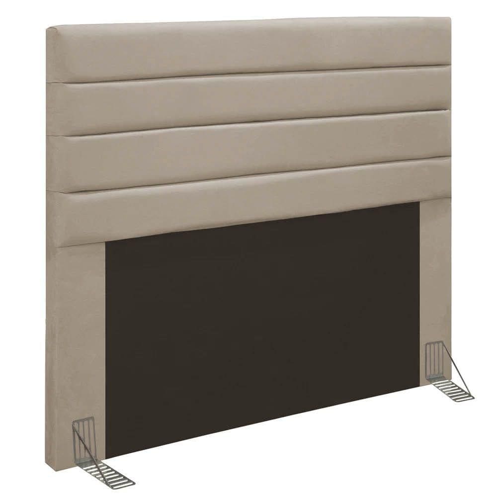 Cabeceira Casal 1,40m Friburgo Suede - Pallazio Cor Bege
