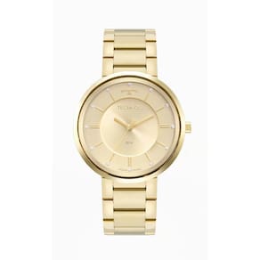 Relogio Technos Feminino Dourado Grande 2035Mxa/1X