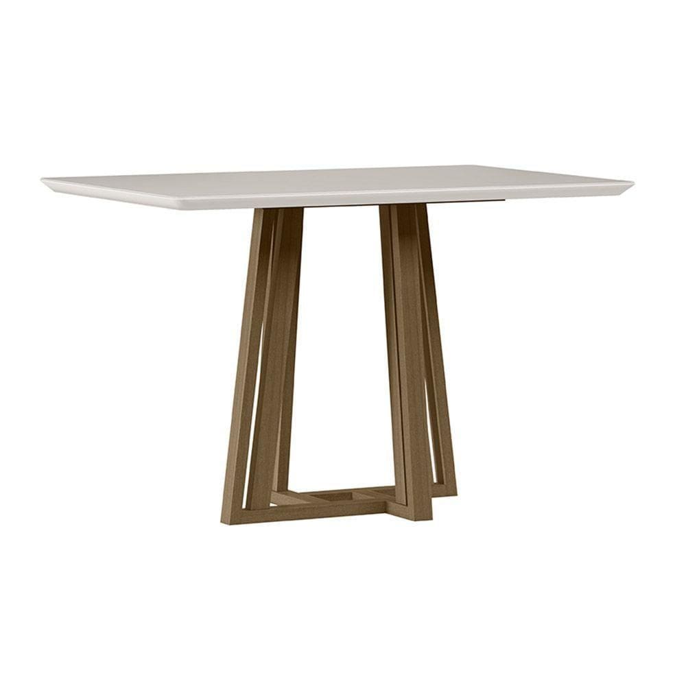Mesa Sarah 120x80cm - Amêndoa-off White