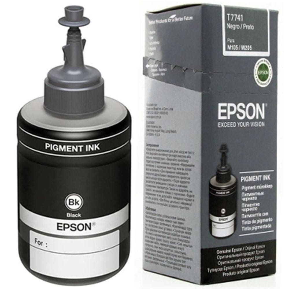 Refil De Tinta Epson Preto 140 Ml T774120 al