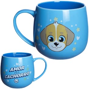 Caneca Cachorrinho Amor Pra Cachorro Bichinho Cerâmica 400ML
