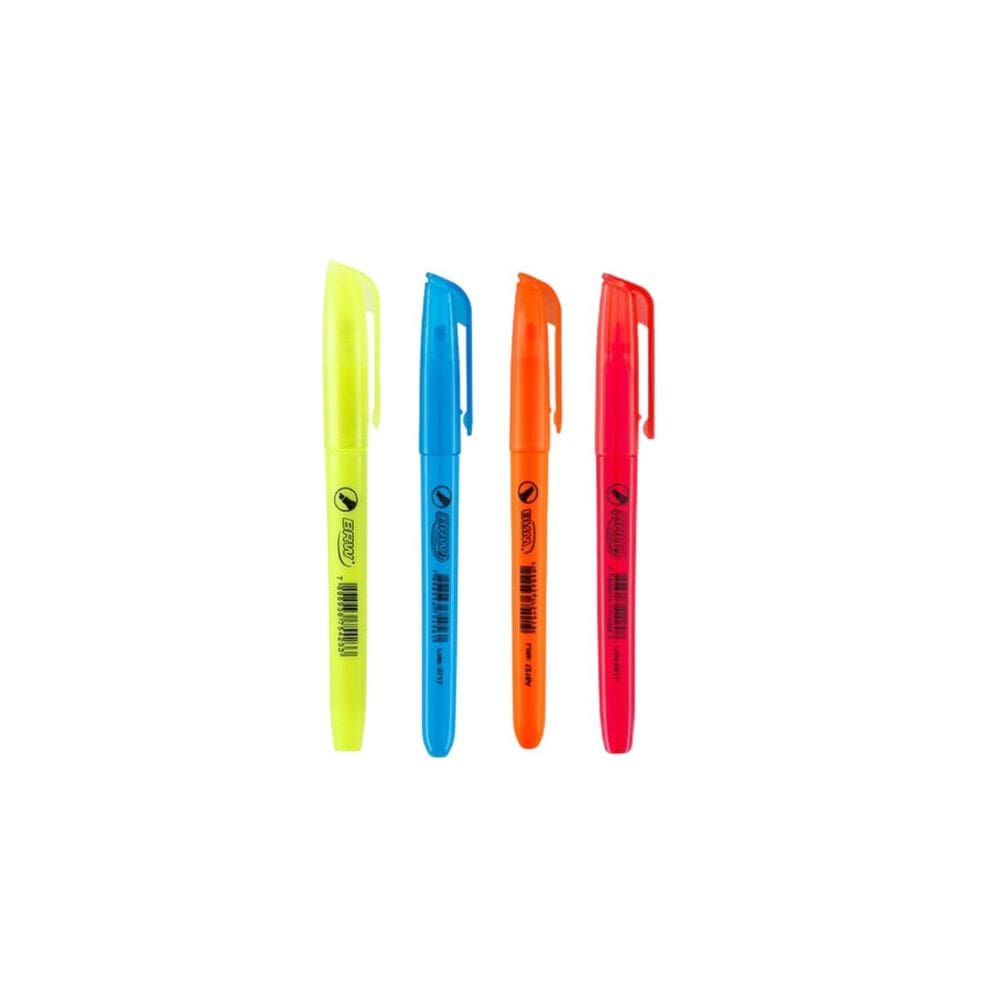 Caneta Marca Texto Neon Fluorescente BRW - Unidade
