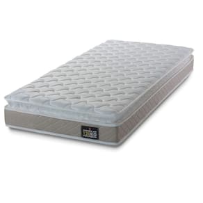 Colchão Solteiro De Espuma D33 0,88x1,88x0,19 Bege/branco