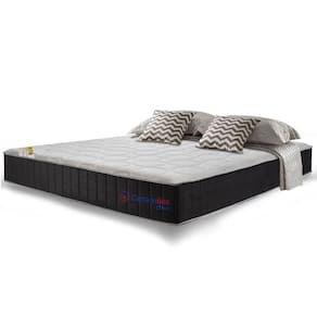 Colchão Queen Com Molas Ensacadas Cama Inbox Cloud Cinza 158x198x28