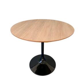 Mesa De Jantar Tulipa Saarinen Redonda 140 Cm Tampo Jade Cores Preto