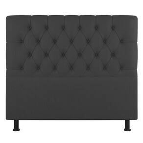 Cabeceira Cama Box Casal King Size Nice 195cm Linho Cinza - Abmaza