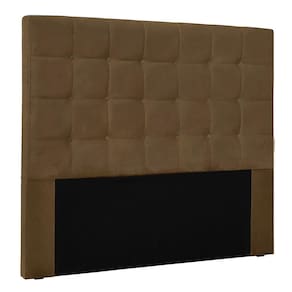 Cabeceira Queen 1,60m Santiago Suede - Pallazio Cor Caramelo