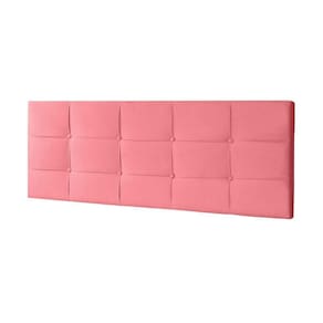 Cabeceira Painel Casal 1,40m Roma Suede Rosa
