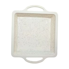 Forma Mimo SN23295 Quadrada Silicone Branco com Alça