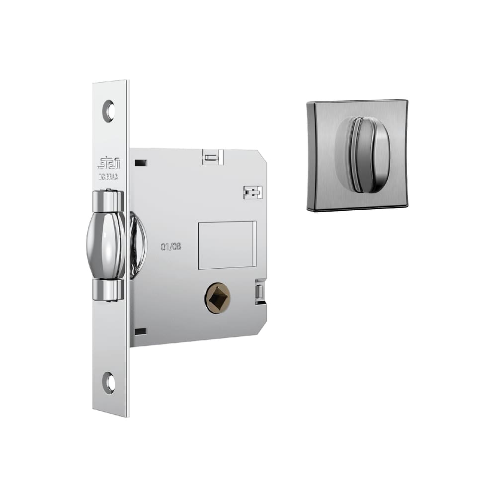 Fechadura 1025 Banheiro Escovado Stam