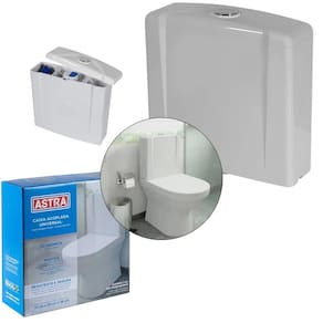 Caixa Descarga Acoplada Universal 6L Com Acionamento Simples