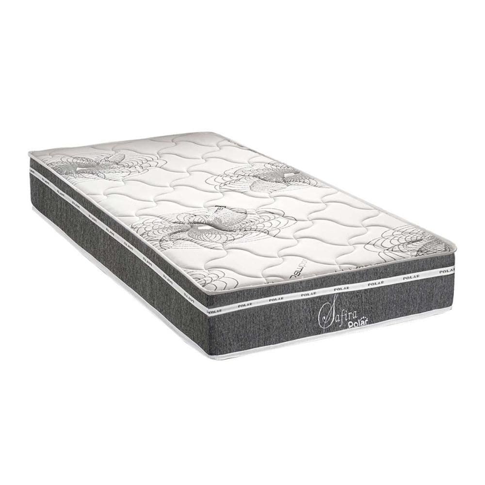 Colchão Solteiro Molas Superlastic  Safira Euro Pillow (88x188x24) - Polar
