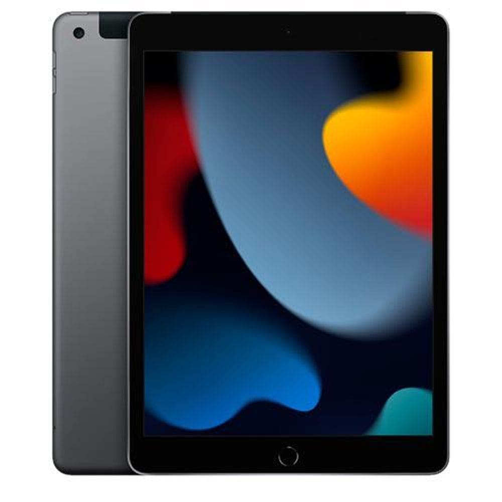 iPad Apple (9° Geração) A13 Bionic (10,2", Wi-Fi+Cellular, 256GB) Cinza-Espacial