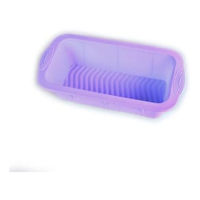Forma De Silicone Para Pão De Forma Lilás 21 x 10 x 6,5 Cm