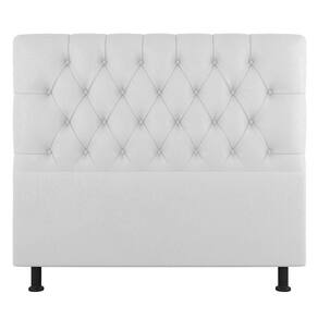 Cabeceira Cama Box Casal Queen Size Nice 160cm Sintético Branco - Abmaza