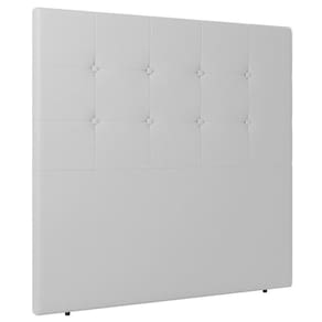 Cabeceira Cama Box Casal Queen Size Luana 160cm Sintético Branco