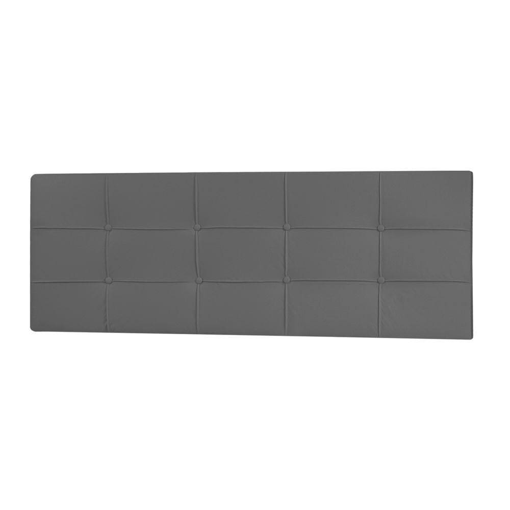 Cabeceira Painel Casal 1,40m Roma Corano Cinza - Pallazio