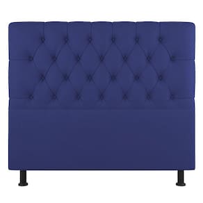 Cabeceira Cama Box Solteiro Nice 100cm Suede Azul - Abmaza