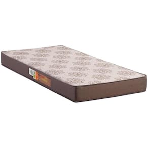 Colchão Solteiro Espuma D28 Pérola Brown (78x188x14) - Polar