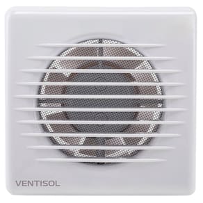 Exaustor para Banheiro Ventilador Axial 100mm Cozinha Premium Bivolt 127V/220V Ventisol Exb 100